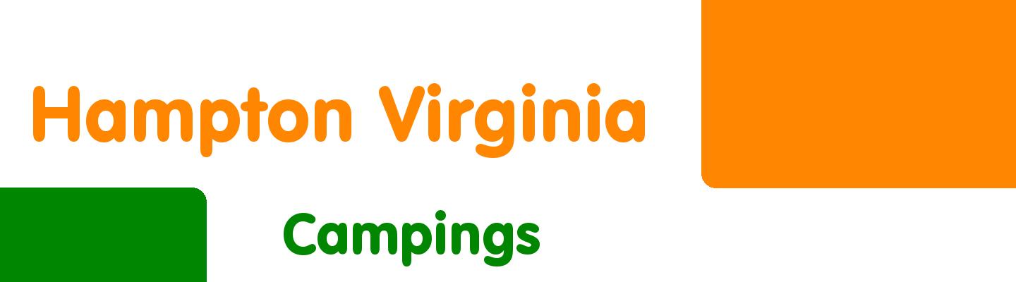 Best campings in Hampton Virginia - Rating & Reviews